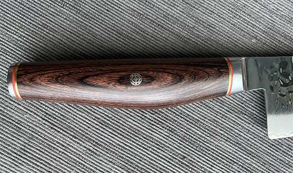 Miyabi Artisan chef knife handle