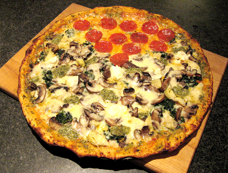 homemade pizza