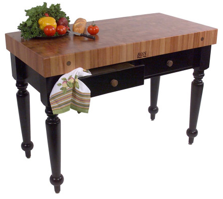 John Boos Le Rustica Table - Cherry - 48x24 John Boos Le Rustica Table - Cherry - 48x24