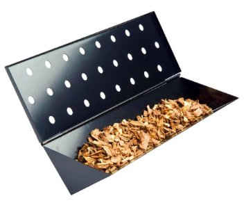 V-shaped smoker box