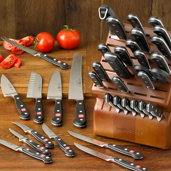 Wusthof Classic 36-piece knife block set