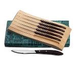 Dexter-Russell Steak Knife Set, 6 piece, w/ Wood Block